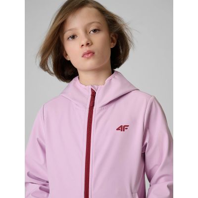 6. Girls' softshell jacket, windproof membrane 5000, 4F 4FJWSS26TSOFF478-47S