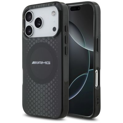 AMG Double Layer Transparent Graphics MagSafe Case for iPhone 17 Pro - Black