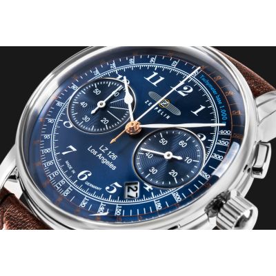4. ZEPPELIN Los Angeles LZ 126 7614-3 Men's Watch + BOX