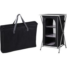 FOLDABLE TRAVEL WARDROBE WITH 3 SHELVES 60x53x97CM REDCLIFFS