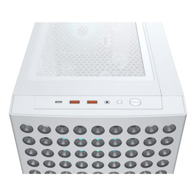 12. Cougar Midi-Tower Airface ECO Case, ARGB, White