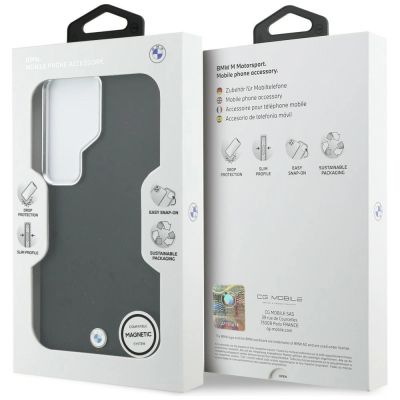 8. BMW Sign Metal Logo MagSafe Case for Samsung Galaxy S26 Ultra - Black