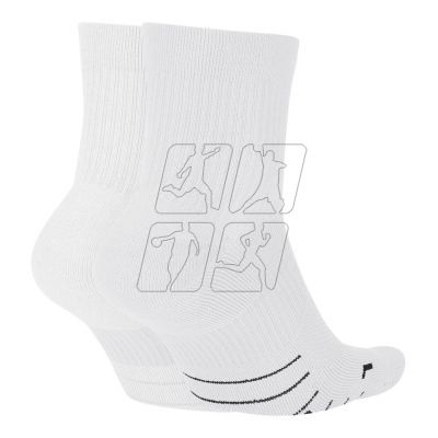 2. Nike Multiplier Ankle 2 pack SX7556-100 socks