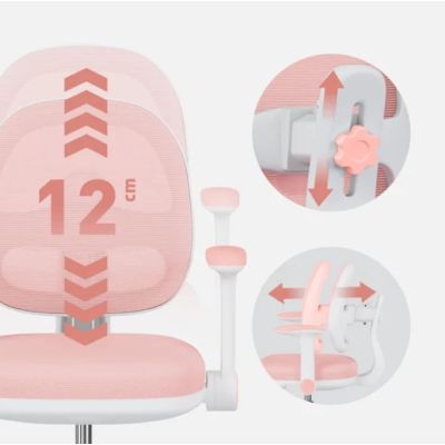 6. Junior 3.6 Pink Swivel Chair