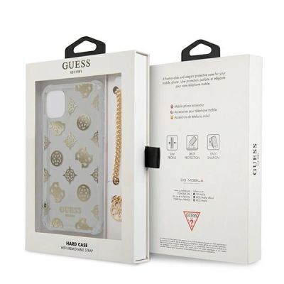 8. Guess Peony Chain Collection iPhone 11 Pro Case - Gold