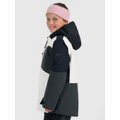 2. Girls' 10000 membrane snowboard jacket 4F 4FJRAW25TTJAF1060-11S