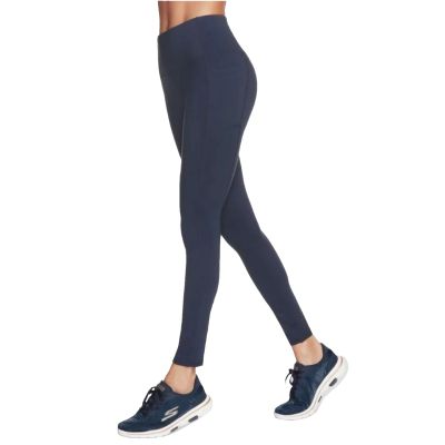 2. Skechers Go Walk High Waisted Legging W03LG30B-NVY Navy Blue L