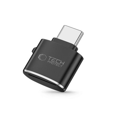 2. Tech-Protect UltraBoost microSD card reader adapter with USB-C - black