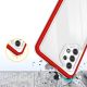 6. Clear 3in1 Case for Samsung Galaxy A32 5G Frame Gel Cover Red