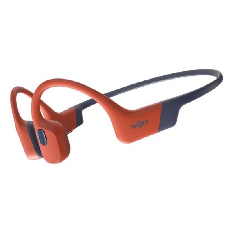 8. Shokz OpenSwim Pro Red Bone Conduction Wireless Headphones