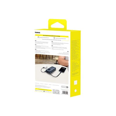 8. Baseus EnerCore CR11 20000mAh 67W Power Bank with Retractable USB-C Cable - Black