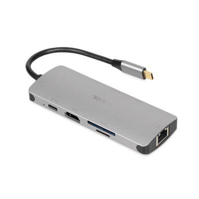7. IBOX HUB USB IUH3RJ4K USB3.2 LAN HDMI 4K PD100W