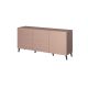 NOVA chest of drawers 155x40x72 matte pink