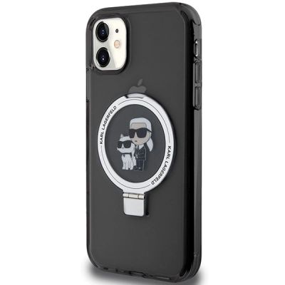 2. Karl Lagerfeld Ring Stand Karl&Choupette MagSafe case for iPhone 11 / Xr - black