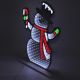 2. MIRROR DECORATION WITH LED DIODES INFINITY MIRROR EFFECT SNOWMAN