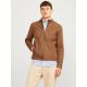 2. Jack&Jones JJEDYLAN CLEAN JACKET NOOS 12261197 COGNAC synthetic suede jacket