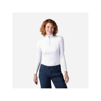 3. Rossignol W Classique 1/2 Zip Sweatshirt White