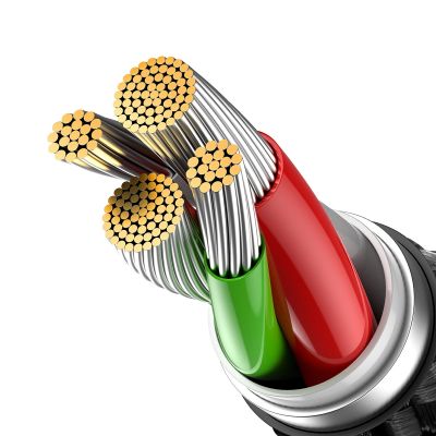 6. Baseus Glimmer Series cable USB-A - Lightning 480Mb/s 2.4A 2m black