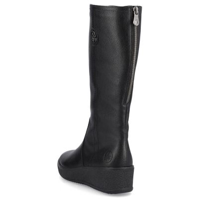 40. Rieker W RKR237B Leather Waterproof Boots Lined with Lambswool