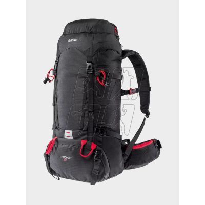 2. Hi-Tec Stone 50 BLACK/RED hiking backpack