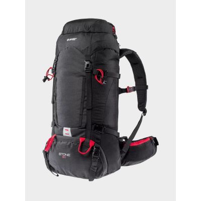 2. HI-TEC STONE 50 BLACK/RED hiking backpack