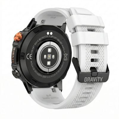 8. Smartwatch Gravity Black 2 Straps GT20-8