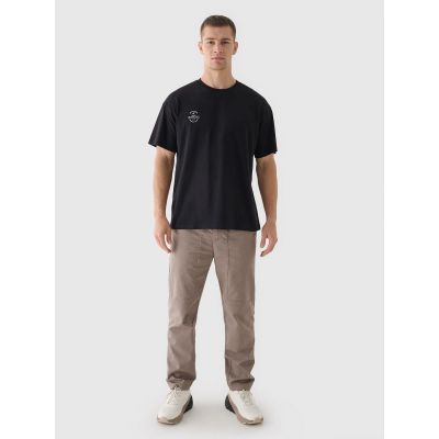 3. Smooth unisex oversize T-shirt 4F 4FRAW24TTSHU2672-20S