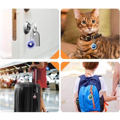 6. Tech-Protect Icon 4-pack Case for Apple AirTag - Transparent