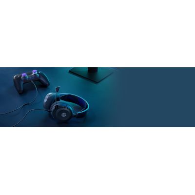 15. Steelseries Arctis Nova 1P Wired Headband Gaming Headset Black