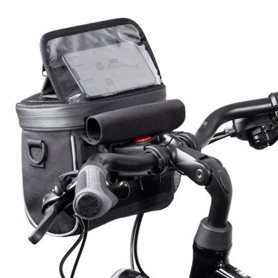 6. Wozinsky Handlebar Bag Bike Shoulder Bag Black (WBHBB-01)