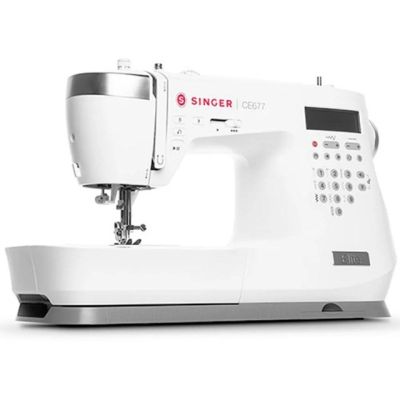 6. SINGER Elite CE677 Electric Sewing Machine White