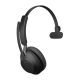 6. Jabra Evolve2 65 UC Mono Link380a Wireless On-Ear Headphones, Black