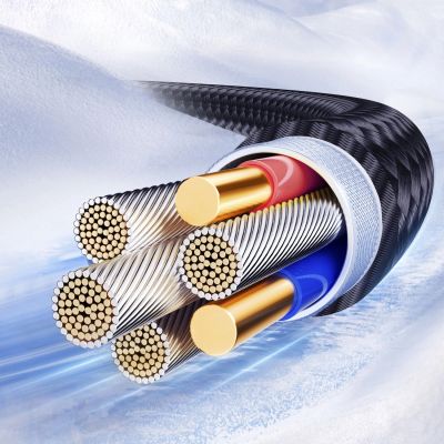 12. Joyroom S-A42 Crystal-Clear Series 60W USB-C - USB-C cable 1.2m - black