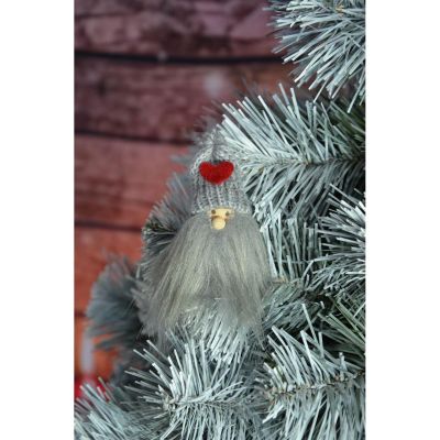 9. LONGBEARDED GRAY SANTA CLAUS PENDANT