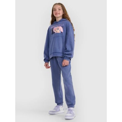 3. Girls' jogger sweatpants 4F 4FJRAW25TTROF1473-33S