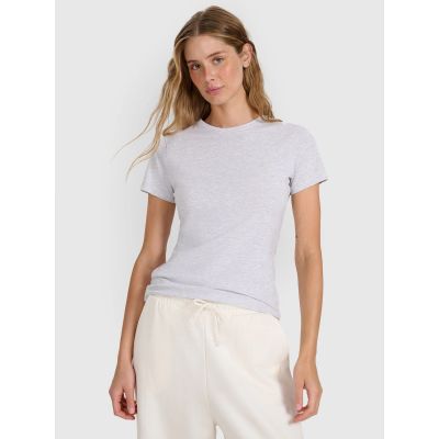 5. Women's cotton slim T-shirt 4F 4FWMM00TTSHF2255-27M