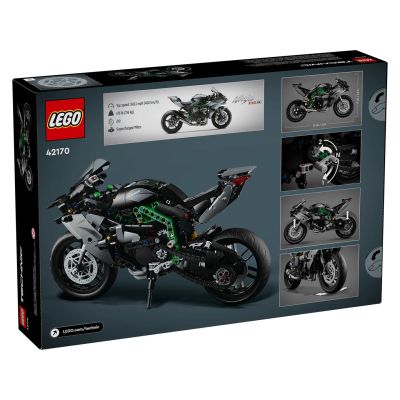 2. LEGO Technic 42170 Kawasaki Ninja H2R Motorcycle