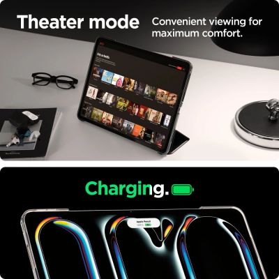 12. Spigen Smart Fold iPad Pro 13" 2024 Case - Black