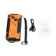 15. Extralink Solar Emergency Radio with Crank Dynamo Powerbank 4000mAh with SOS Flashlight SR-4000 Portable Analog Black, Orange