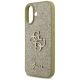 6. Guess Fixed Glitter Big 4G case for iPhone 17 - gold