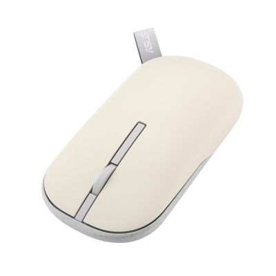4. ASUS Marshmallow Mouse MD100 Ambidextrous RF Wireless + Bluetooth Optical 1600 DPI