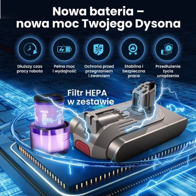 14. Extralink EX.94552 Vacuum Cleaner Accessory/Consumable Battery Handheld Vacuum Cleaner