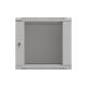 3. Wall-mounted installation rack cabinet 19" 9U 540x350 gray glass door LANBERG (FLAT PACK)