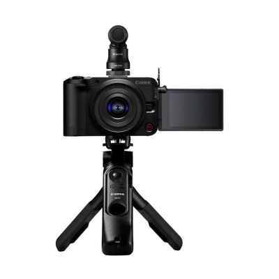 7. Canon 24.2 MP camera with image stabilization, ISO 32000, Wi-Fi, APS-C, black