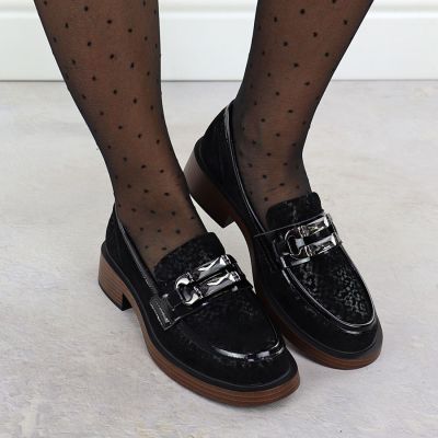 7. D&A S.Barski Premium Collection MR52-176 Women's Leather Lords Shoes