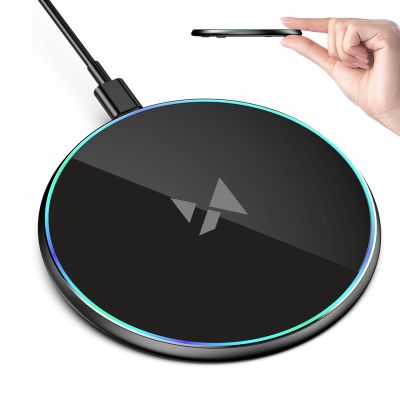 5. Wozinsky WLI-01Y 15W Qi Inductive Charger with USB-C Cable - Black