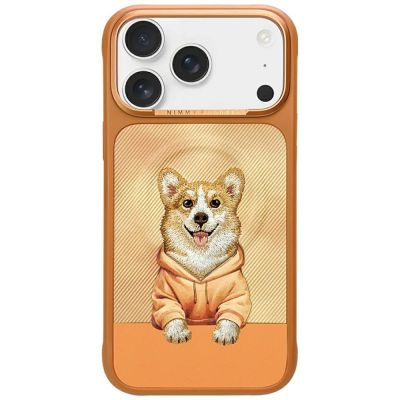 Nimmy Gentle Pets Series Dog MagSafe case for iPhone 17 Pro Max - orange
