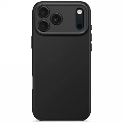 Decoded AntiMicrobial Silicone Backcover MagSafe Case for iPhone 17 Pro Max - Black