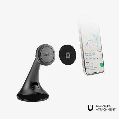 4. SBS TESUPPWINDWIDEK MagSafe compatible smartphone holder for dashboard/windshield - black