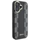 4. DKNY Checkered Pattern Magsafe iPhone 16 Plus Case - Black